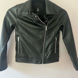 Art Class Black Faux Leather Jacket